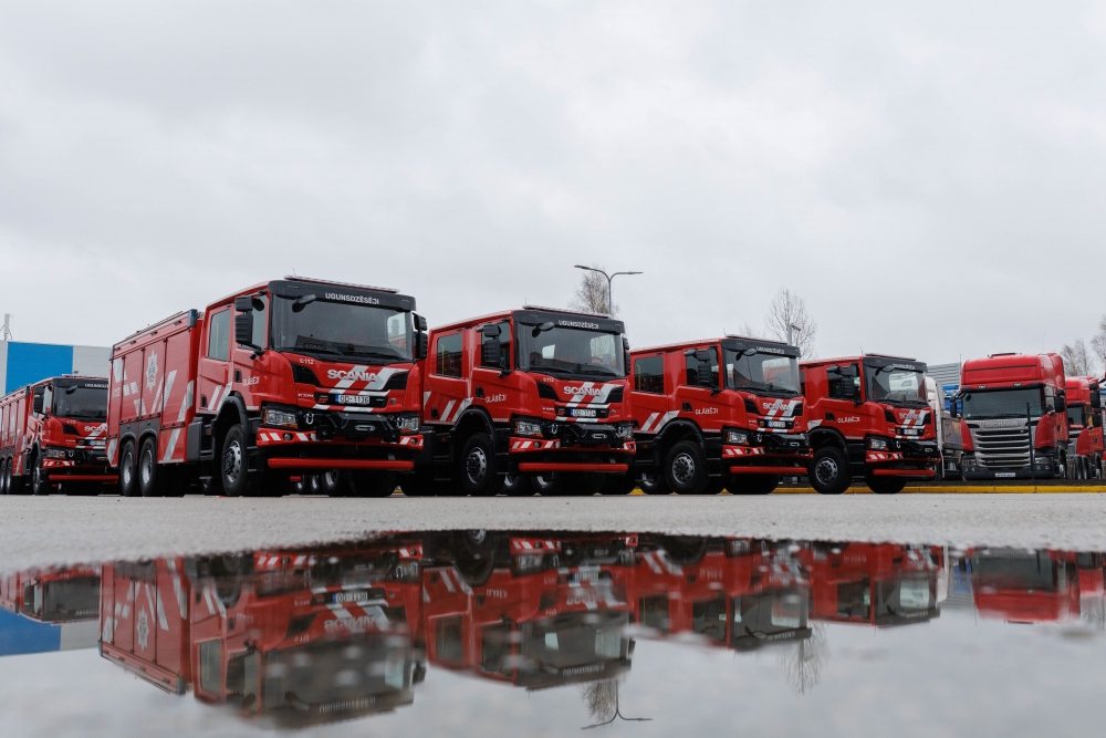 Otrdien VUGD saņems 10 jaunas “Scania” autocisternas - LV portāls