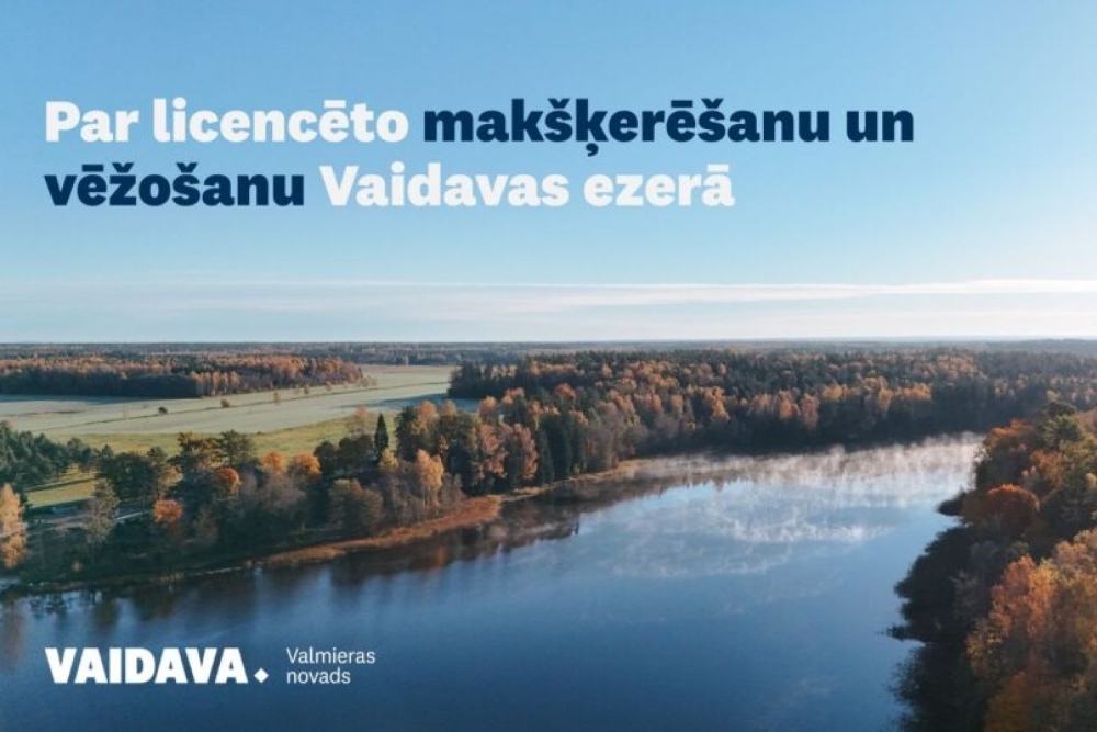 Par licencēto makšķerēšanu un vēžošanu Vaidavas ezerā - LV portāls