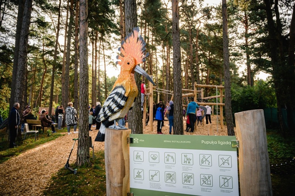 Jaunciemā atklāts jauns rotaļu laukums bērniem - LV portāls